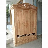 Motif Lemari Kayu 3 Pintu